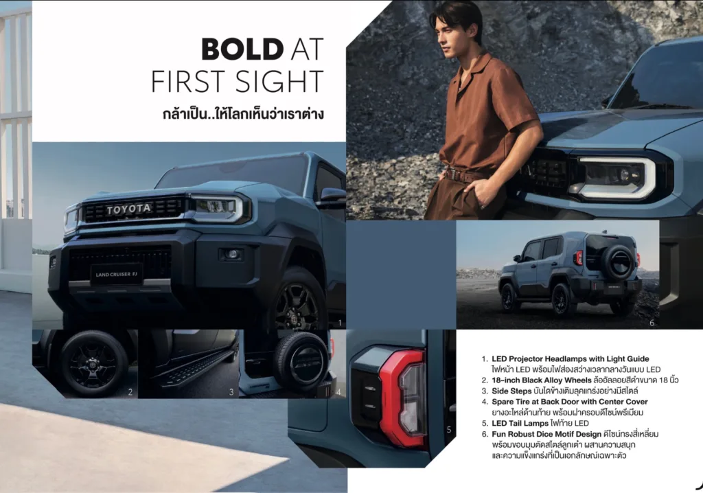 ภายนอก Toyota Land Cruiser FJ แลนด์ครุยเซอร์ เอฟเจ