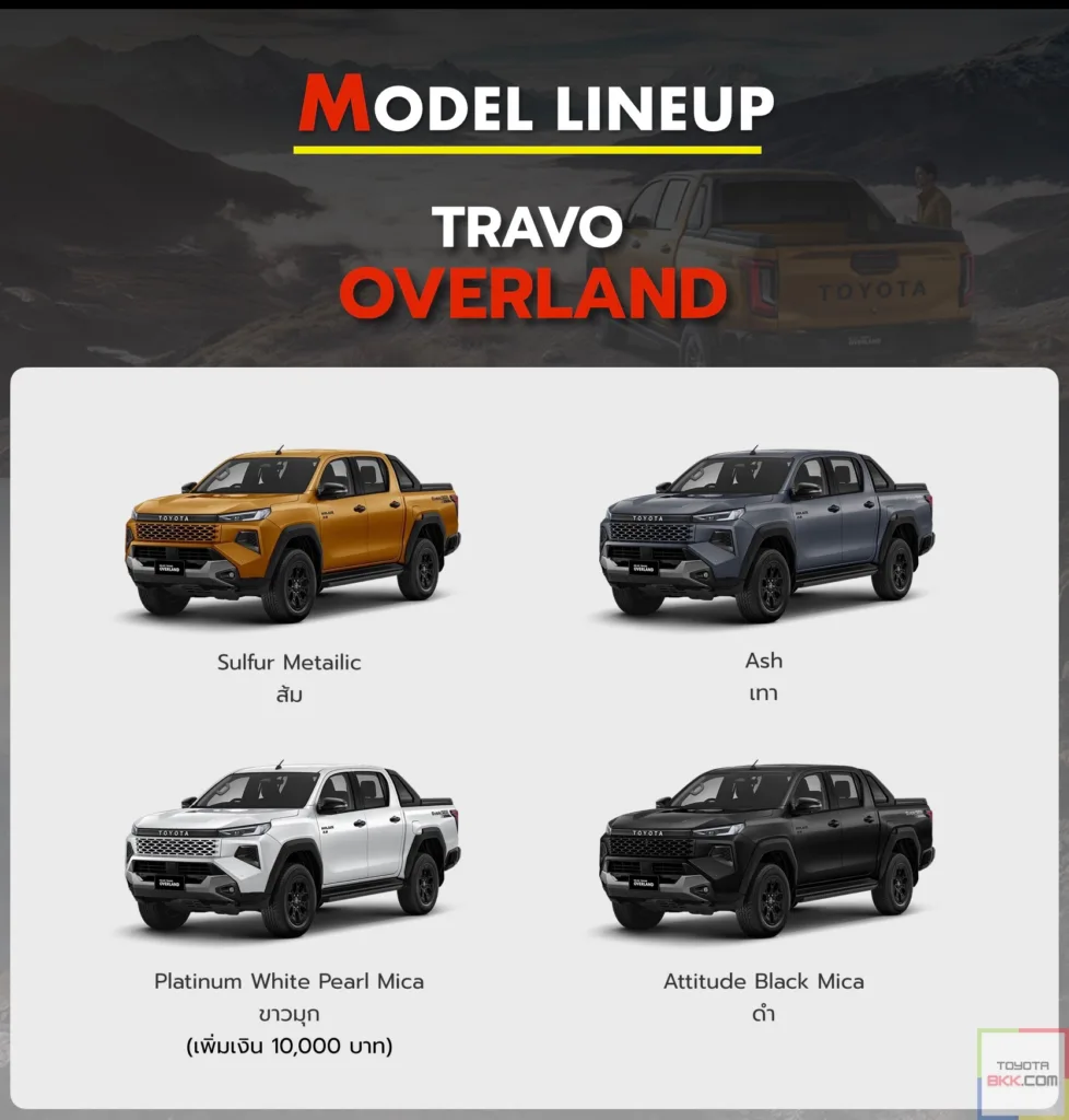 สีรถ Travo Overland