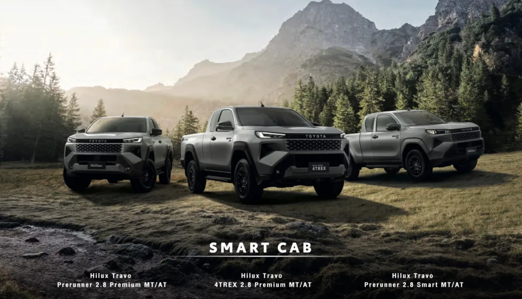 ภายนอก Toyota Travo ทราโว่ สมาร์ทแค็บ ยกสูง